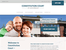 Tablet Screenshot of constitutioncourt.com